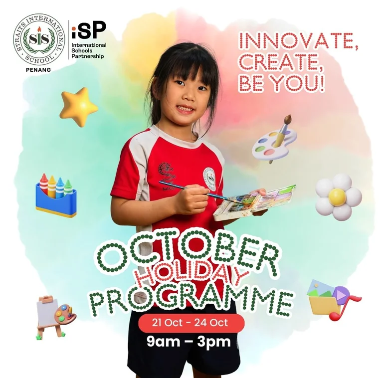 October Holiday Programme 21 - 24 Oct 2025 - Innovate, Create & Be You